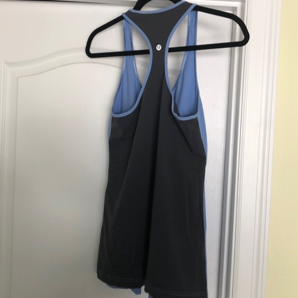 Lululemon Cool Racerback Tank purple/gray - Picture 2 of 3